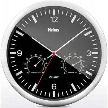 Hodiny Nástěnné hodiny Mebus stříbrné 25 cm