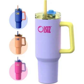 Termohrnek OISIZ Termohrnek 1200 ml Nerezová Ocel s uchem a brčkem