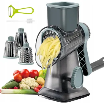 Kráječ zeleniny KRÁJEČ STRUHADLA MULTIFUNKČNÍ STROJEK NA STROUHÁNÍ ZELENINY SÝRŮ KRÁJEČ