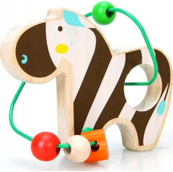 Hračka pro nejmenší ZEBRA bludiště mule smyčka Lucy&Leo LL127