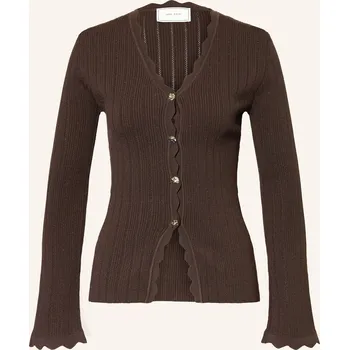 Dámský svetr Neo Noir Dámský Pletený Kardigan Clara, tmavě hnědá, 32