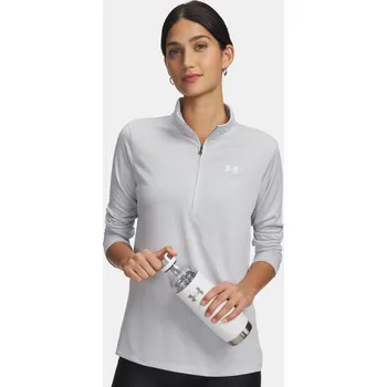 Dámská móda Dámská mikina Under Armour Tech 1/2 Zip- Twist 1384225-014 Šedá XS