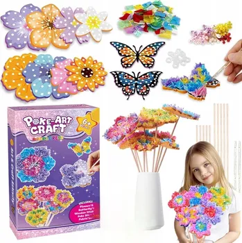 kreativní sada VELKÁ KREATIVNÍ SADA PRO VÝROBU VÁZY PRO DĚTI DÁREK DÁREK K NAROZENINÁM