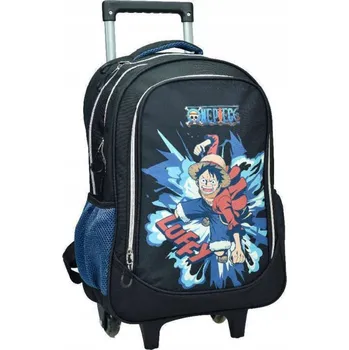 Školní taška One Piece Luffy na kolečkách, taška 46 cm