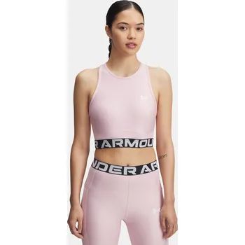 Dámská móda Dámské tílko Under Armour HeatGear Rib Tank 1388694-647 Růžová XXL