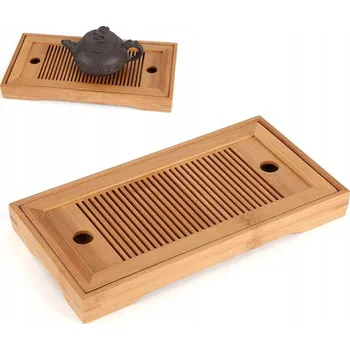 Bambusový podnos na čaj Čínský čaj Gongfu