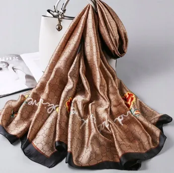 Šála Šifonový šátek 2021 180x90 cm s potiskem – šála SZAL41WZ5