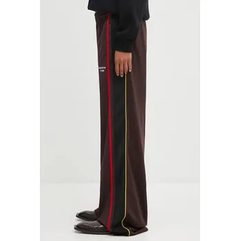 Dámské kalhoty Kalhoty Martine Rose Wide Leg Trackpant, S, hnědá, 89X