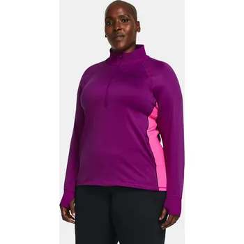 Dámské tričko Dámské tričko Under Armour UA Train CW 1/2 Zip& 1380174-573 Fialová 1X