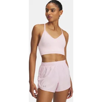 Dámské spodní prádlo Dámská podprsenka Under Armour Vanish Seamless Low B 1384417-647 Růžová SM