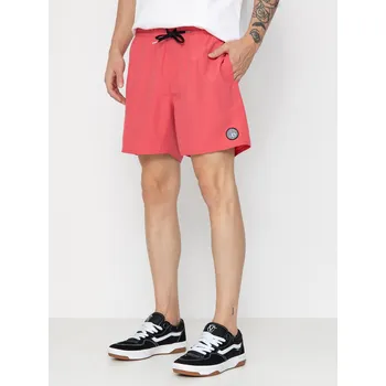 Pánské oblečení Volcom Lido Solid 16 (washed ruby) M, červená