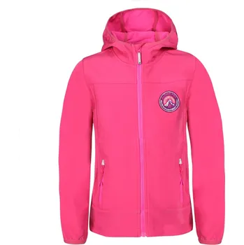 Dětská softshellová bunda ALPINE PRO OMANO růžová 140-146
