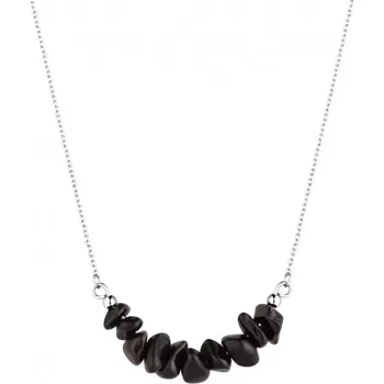 Náhrdelník Náhrdelník s kouřovým křemenem 42037.3 ocel