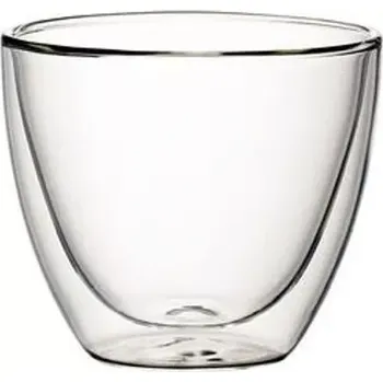 Stolování Dvoustěnná sklenice, šálek, miska 420ml Manufacture Rock Villeroy & Boch (Barva-oranžová)