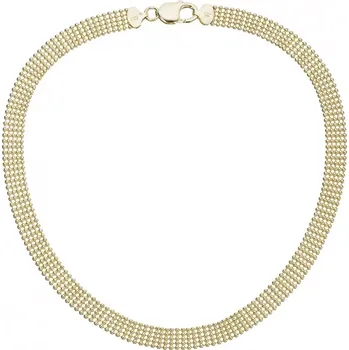 Náhrdelník Elegantní náhrdelník pozlacený kuličkový 72102