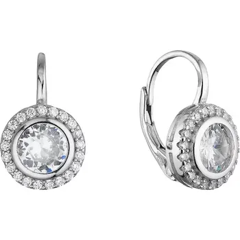 Oblečení a móda Stříbrné visací náušnice kulaté 11639.1