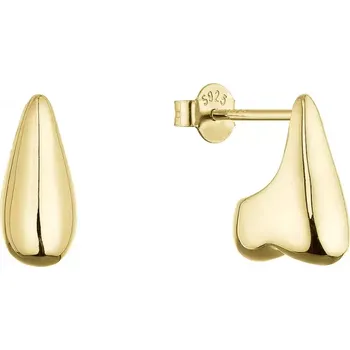 Oblečení a móda Pozlacené stříbrné náušnice kapka 61084