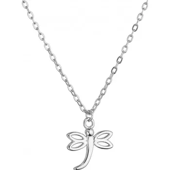 Náhrdelník Stříbrný náhrdelník vážka 62044
