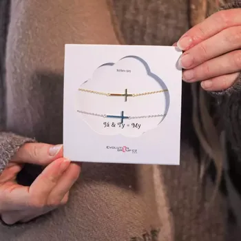 Náramek Já a Ty jsme My - OB32 kříž