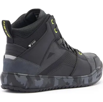 Moto oblečení DAINESE SUBURB D-WP SHOES # BLACK/CAMO/ACID YELLOW - 39