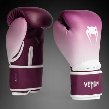 Boxerské rukavice Dámské boxerské rukavice Venum Iris - Plum/white Velikost: 10oz