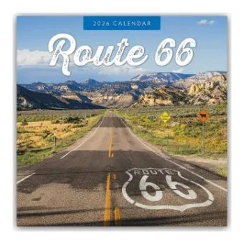 Diář Route 66 2026 - 16-Monatskalender (EN)