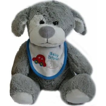 plyšák Plyšák Pes šedý – 26 cm