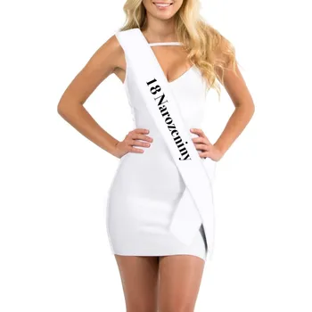 Party dekorace Šerpa - 18 Narozeniny Tmavě modrá