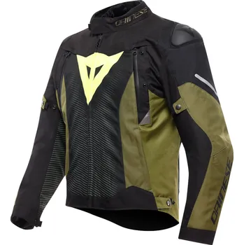 Moto bunda DAINESE SUPER SPRINT D-DRY JACKET BLACK/GREEN/FLUO YELLOW - 60