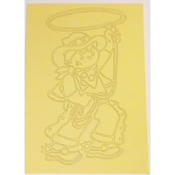 Pískohraní s.r.o. Šablona Kovboj Velikost: 165 x 241 mm