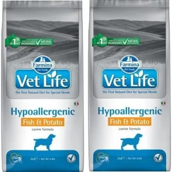 FARMINA Vet Life Dog Hypoallergenic Fish & Potato 2x2kg