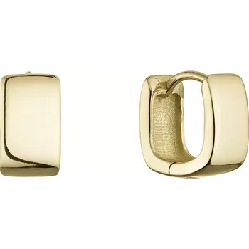 Oblečení a móda Pozlacené stříbrné náušnice obdélník 61104
