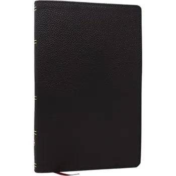 NKJV, Personal Size New Testament, Black Genuine Leather, Red Letter, Comfort Print - Nelson, Thomas