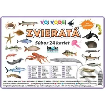 Encyklopedie Súbor 24 kariet - Zvieratá (vo vode) - Petr Kupka Kupka
