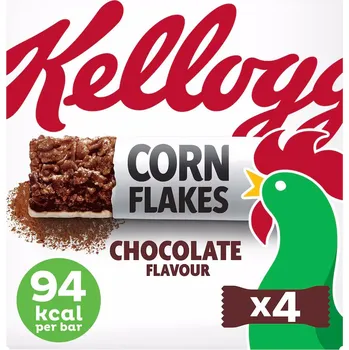 Kellogg's Corn Flakes cereální tyčinky s čokoládovou příchutí 4 x 24 g