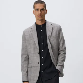 Pánská košile Reserved - Košile super slim z egyptské bavlny - černý - 036CZ-99X - 036CZ-99X-L