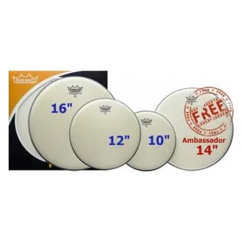 Bicí nástroj REMO ProPack Emperor Coated 10,12,16+Ambassador 14