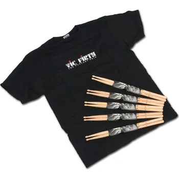 Hudebniny VIC FIRTH Pack 5 x 5A + T-Shirt XL