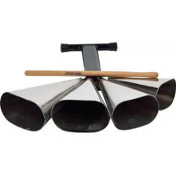 Kravský zvon AFROTON AG04 Agogo, 4 note, chrome