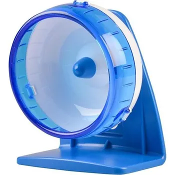 Hračka pro psa LAROY Group Kolotoč samostojící plast tichý modrý DuvoPlus S, prům. 12 cm