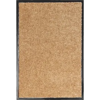 Krémová rohožka 60 x 40 cm, protiskluzová, pratelná v pračce