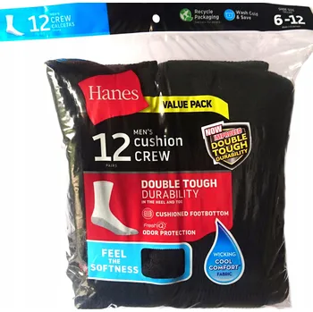 Pánské ponožky Ponožky Hanes 184V12 vícebarevné velikost 39-45