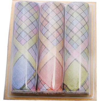 Dámské kapesníky L16 dárková krabička (3 ks)