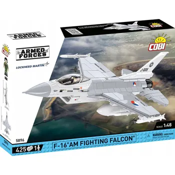 Stavebnice COBI Stavebnice COBI-5896 Letadlo F-16 AM Fighting Falcon 425 dílků