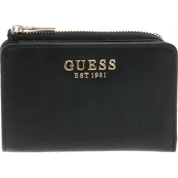 Peněženka Guess peněženka eko kůže černá - dámská