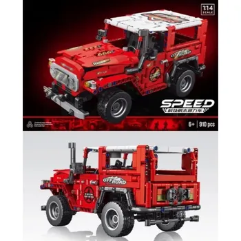 ostatní stavebnice STAVEBNICE KOSTKY TERÉNNÍ AUTO OFF-ROAD 1:14 - 910 DÍLKŮ