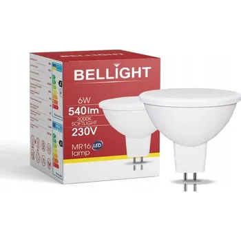 Žárovka LED žárovka reflektor GU5,3 MR16 6W = 50W 230V 3000K teplá bílá 540 lm