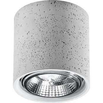 Betonové stropní svítidlo CULLO 140 šedé moderní do obýváku a ložnice