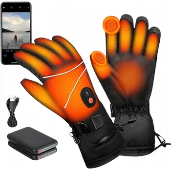 Rukavice Vyhřívané rukavice černé univerzální