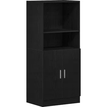 Kuchyňská skříňka Kuchyňská skříňka černá 57 x 41,5 x 131,5 cm, dřevěný kompozitní materiál